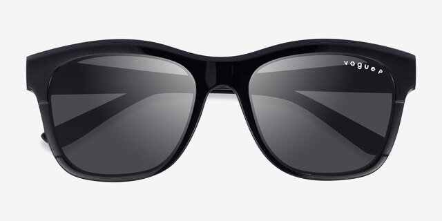 Vogue Eyewear VO5557S Shiny Black PlasticSunglass Frames from EyeBuyDirect, Closed View