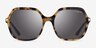 Vogue Eyewear VO5561S Yellow Tortoise AcetateSunglass Frames from EyeBuyDirect, Front View