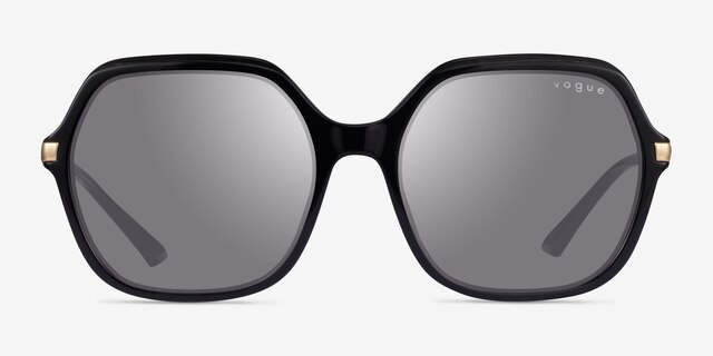 Vogue Eyewear VO5561S Shiny Black AcetateSunglass Frames from EyeBuyDirect, Front View