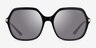 Vogue Eyewear VO5561S Shiny Black AcetateSunglass Frames from EyeBuyDirect, Front View