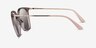 Vogue Eyewear VO5564S Clear Brown PlasticSunglass Frames from EyeBuyDirect, Side View