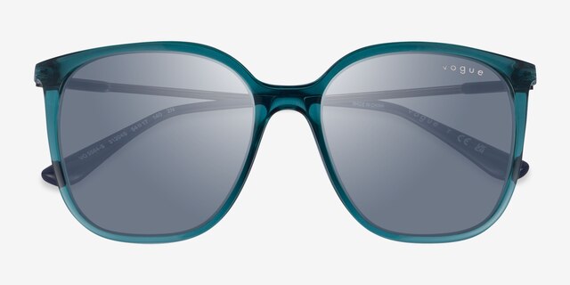 Vogue Eyewear VO5564S Clear Green PlasticSunglass Frames from EyeBuyDirect, Closed View