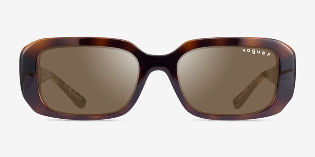 Vogue Eyewear VO5565S Dark Tortoise PlasticSunglass Frames from EyeBuyDirect, Front View