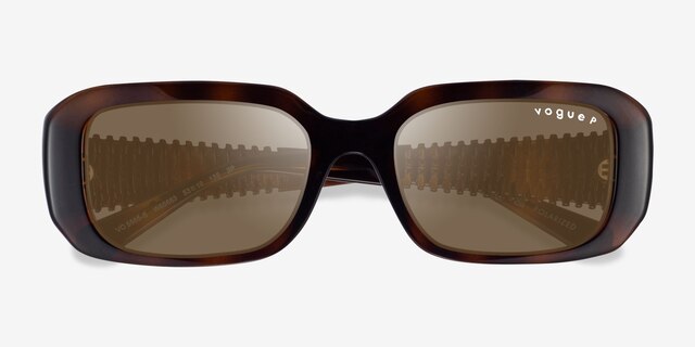 Vogue Eyewear VO5565S Dark Tortoise PlasticSunglass Frames from EyeBuyDirect, Closed View
