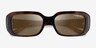 Vogue Eyewear VO5565S Dark Tortoise PlasticSunglass Frames from EyeBuyDirect, Closed View