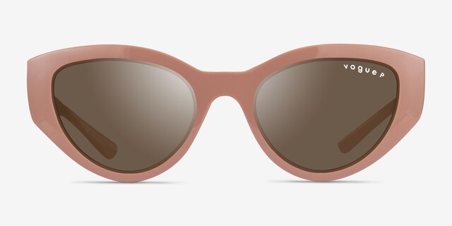 Vogue Eyewear VO5566S Shiny Pink PlasticSunglass Frames from EyeBuyDirect, Front View