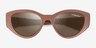 Vogue Eyewear VO5566S Shiny Pink PlasticSunglass Frames from EyeBuyDirect, Closed View