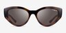 Vogue Eyewear VO5566S Dark Tortoise PlasticSunglass Frames from EyeBuyDirect, Front View