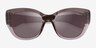 Vogue Eyewear VO5567S Clear Brown PlasticSunglass Frames from EyeBuyDirect, Closed View
