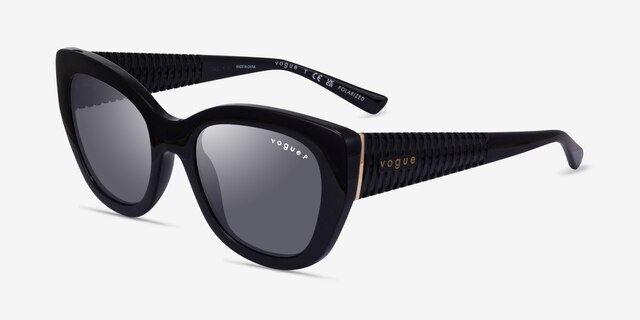 Vogue Eyewear VO5567S Black PlasticSunglass Frames from EyeBuyDirect, Angle View