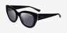 Vogue Eyewear VO5567S Black PlasticSunglass Frames from EyeBuyDirect, Angle View