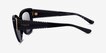 Vogue Eyewear VO5567S Black PlasticSunglass Frames from EyeBuyDirect, Side View