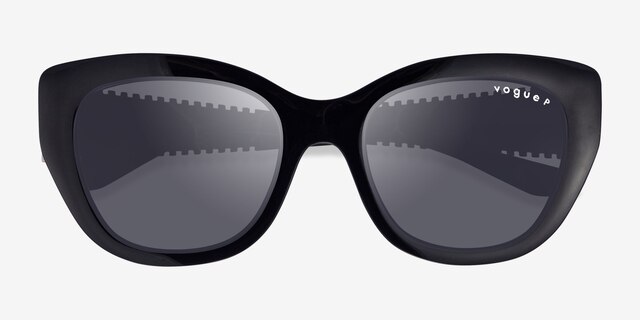 Vogue Eyewear VO5567S Black PlasticSunglass Frames from EyeBuyDirect, Closed View