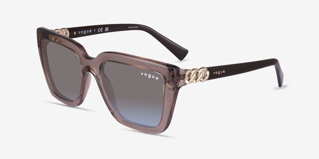 Vogue Eyewear VO5575SB Clear Brown PlasticSunglass Frames from EyeBuyDirect, Angle View