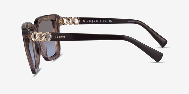Vogue Eyewear VO5575SB Clear Brown PlasticSunglass Frames from EyeBuyDirect, Side View