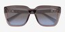 Vogue Eyewear VO5575SB Clear Brown PlasticSunglass Frames from EyeBuyDirect, Closed View