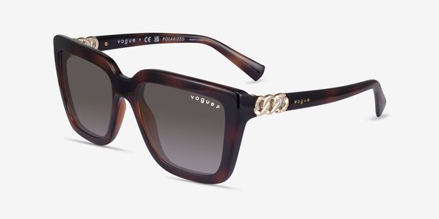 Vogue Eyewear VO5575SB Dark Tortoise PlasticSunglass Frames from EyeBuyDirect, Angle View