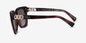 Vogue Eyewear VO5575SB Dark Tortoise PlasticSunglass Frames from EyeBuyDirect, Side View