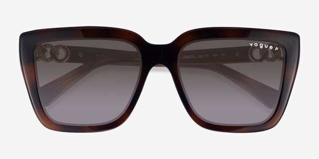 Vogue Eyewear VO5575SB Dark Tortoise PlasticSunglass Frames from EyeBuyDirect, Closed View