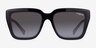Vogue Eyewear VO5575SB Black PlasticSunglass Frames from EyeBuyDirect, Front View