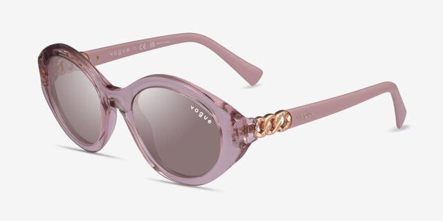 Vogue Eyewear VO5576SB Clear Pink PlasticSunglass Frames from EyeBuyDirect, Angle View
