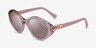Vogue Eyewear VO5576SB Clear Pink PlasticSunglass Frames from EyeBuyDirect, Angle View