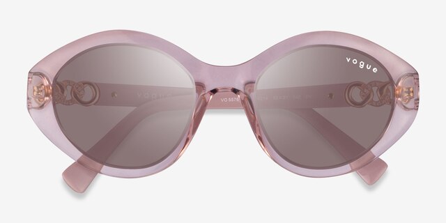 Vogue Eyewear VO5576SB Clear Pink PlasticSunglass Frames from EyeBuyDirect, Closed View