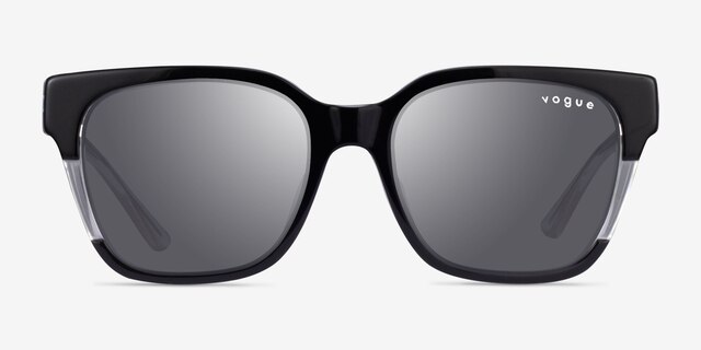 Vogue Eyewear VO5558SF Black Clear AcetateSunglass Frames from EyeBuyDirect, Front View