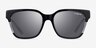 Vogue Eyewear VO5558SF Black Clear AcetateSunglass Frames from EyeBuyDirect, Front View