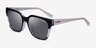 Vogue Eyewear VO5558SF Black Clear AcetateSunglass Frames from EyeBuyDirect, Angle View