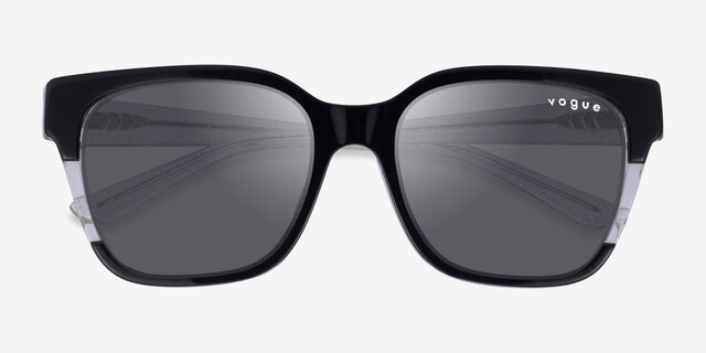Vogue Eyewear VO5558SF Black Clear AcetateSunglass Frames from EyeBuyDirect, Closed View