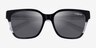 Vogue Eyewear VO5558SF Black Clear AcetateSunglass Frames from EyeBuyDirect, Closed View