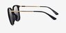 Vogue Eyewear VO5564SF Shiny Black AcetateSunglass Frames from EyeBuyDirect, Side View