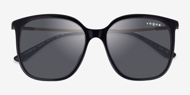 Vogue Eyewear VO5564SF Shiny Black AcetateSunglass Frames from EyeBuyDirect, Closed View