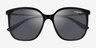 Vogue Eyewear VO5564SF Shiny Black AcetateSunglass Frames from EyeBuyDirect, Closed View
