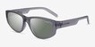 ARNETTE Daemon Shiny Gray PlasticSunglass Frames from EyeBuyDirect, Angle View
