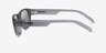 ARNETTE Daemon Shiny Gray PlasticSunglass Frames from EyeBuyDirect, Side View