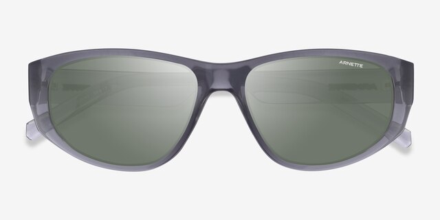 ARNETTE Daemon Shiny Gray PlasticSunglass Frames from EyeBuyDirect, Closed View