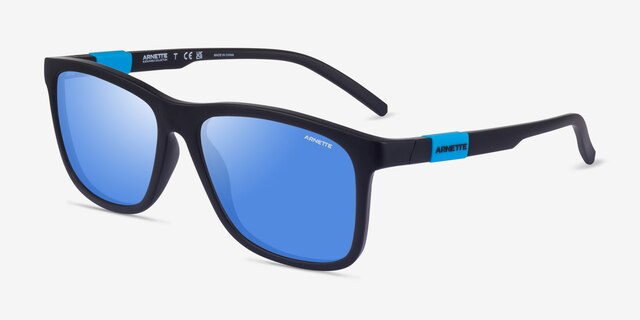 ARNETTE Dude Matte Black PlasticSunglass Frames from EyeBuyDirect, Angle View