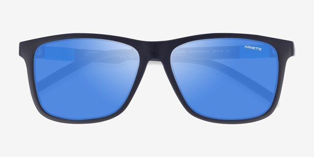 ARNETTE Dude Matte Black PlasticSunglass Frames from EyeBuyDirect, Closed View