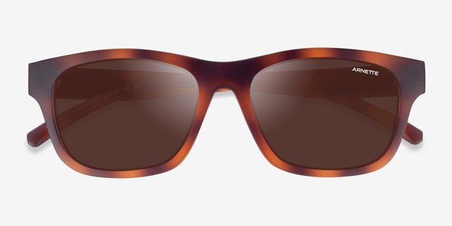 ARNETTE Makemake Matte Tortoise PlasticSunglass Frames from EyeBuyDirect, Closed View