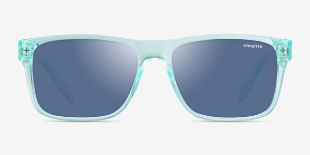 ARNETTE Bandra Clear Green PlasticSunglass Frames from EyeBuyDirect, Front View