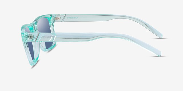 ARNETTE Bandra Clear Green PlasticSunglass Frames from EyeBuyDirect, Side View