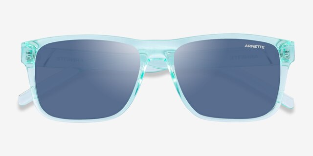 ARNETTE Bandra Clear Green PlasticSunglass Frames from EyeBuyDirect, Closed View