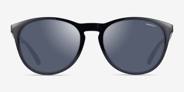 ARNETTE Gorgon Shiny Black PlasticSunglass Frames from EyeBuyDirect, Front View