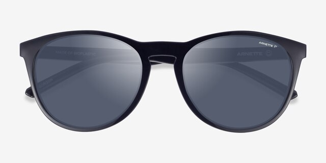 ARNETTE Gorgon Shiny Black PlasticSunglass Frames from EyeBuyDirect, Closed View