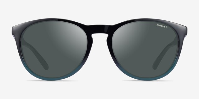 ARNETTE Gorgon Black Green PlasticSunglass Frames from EyeBuyDirect, Front View