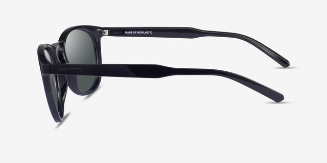 ARNETTE Gorgon Black Green PlasticSunglass Frames from EyeBuyDirect, Side View