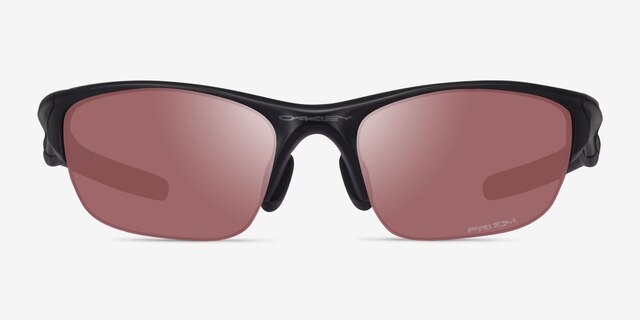 Oakley OO9153 Half Jacket 2.0 Matte Black PlasticSunglass Frames from EyeBuyDirect, Front View