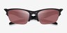 Oakley OO9153 Half Jacket 2.0 Matte Black PlasticSunglass Frames from EyeBuyDirect, Closed View